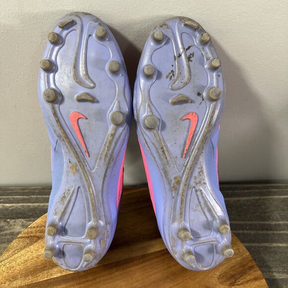Nike Hypervenom Phelon FG Womens Size 10 Soccer Cleats Blue Pink 599077-641 - Picture 7 of 8
